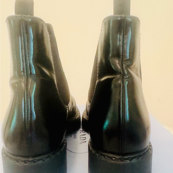 Prada Chelsea Leather Boots - Picture 3 of 12